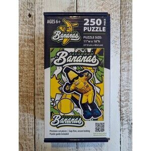 Sealed Savannah Bananas Baseball 250 Piece Sports Jigsaw Puzzle Precision